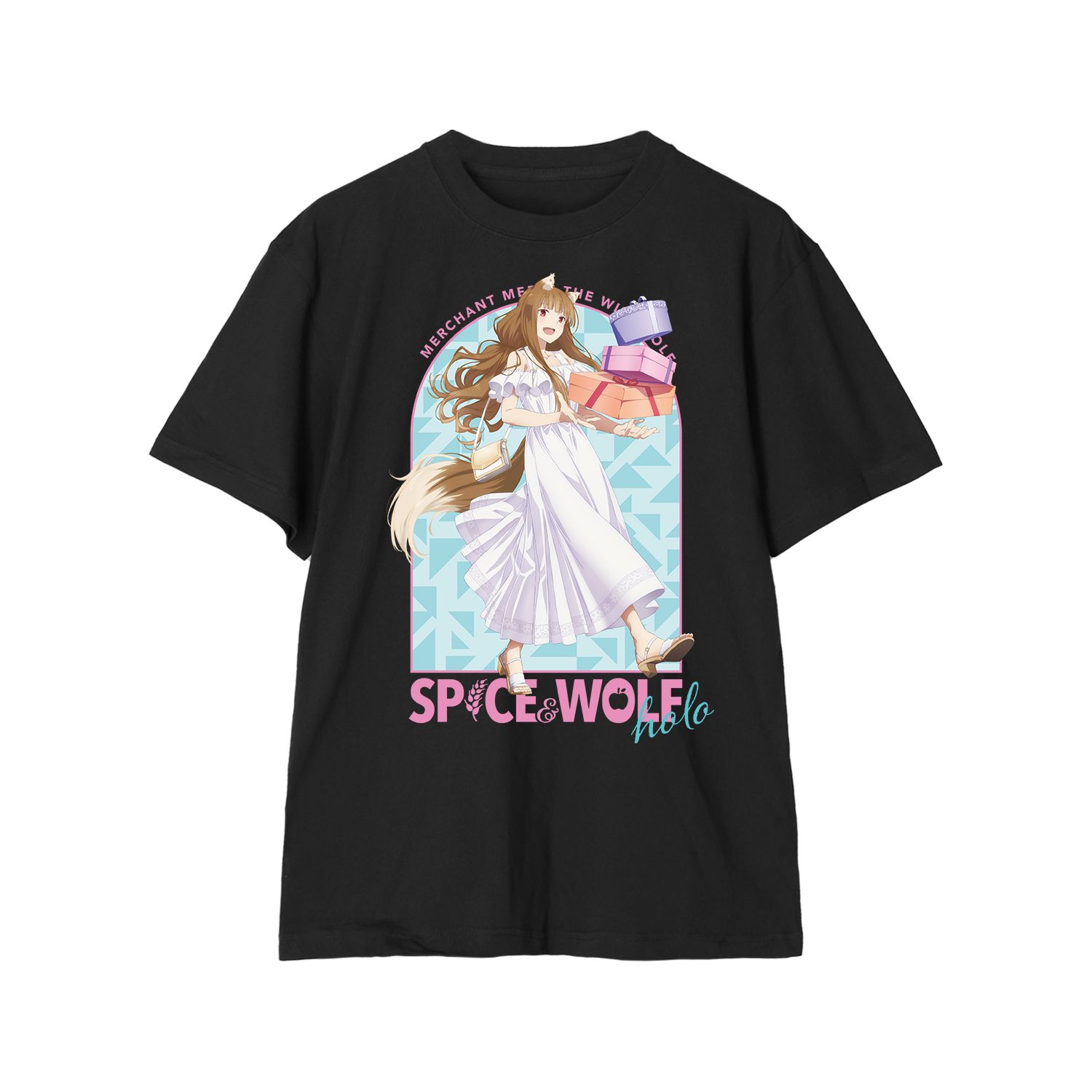 TVアニメ『狼と香辛料 MERCHANT MEETS THE WISE WOLF』 描き下ろし ホロ キレイめファッションでお買い物ver. Tシャツレディース(サイズ/XXXL) - AniSmile