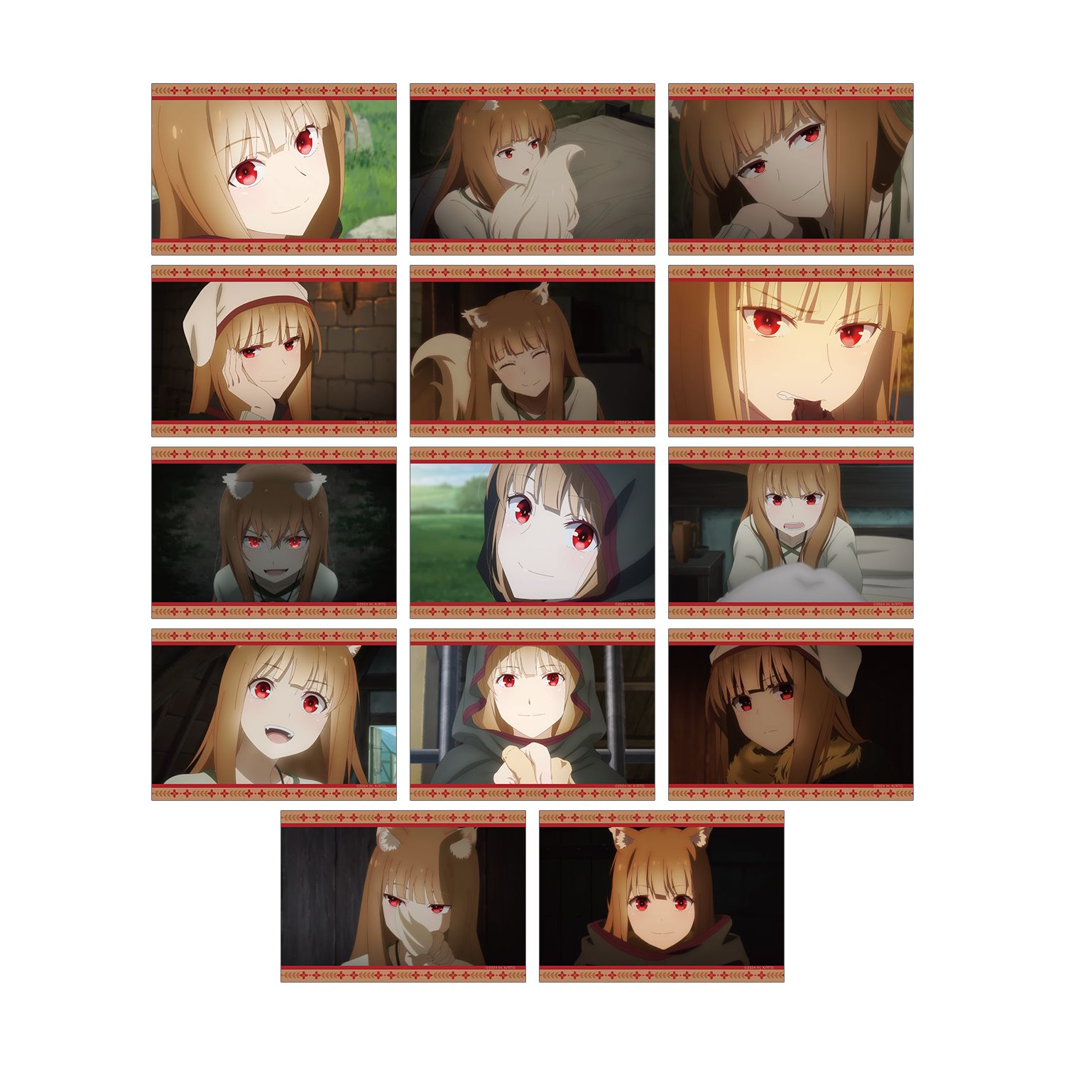 TVアニメ『狼と香辛料 MERCHANT MEETS THE WISE WOLF』 トレーディング ホロ 場面写ブロマイド(単位/単品) - AniSmile