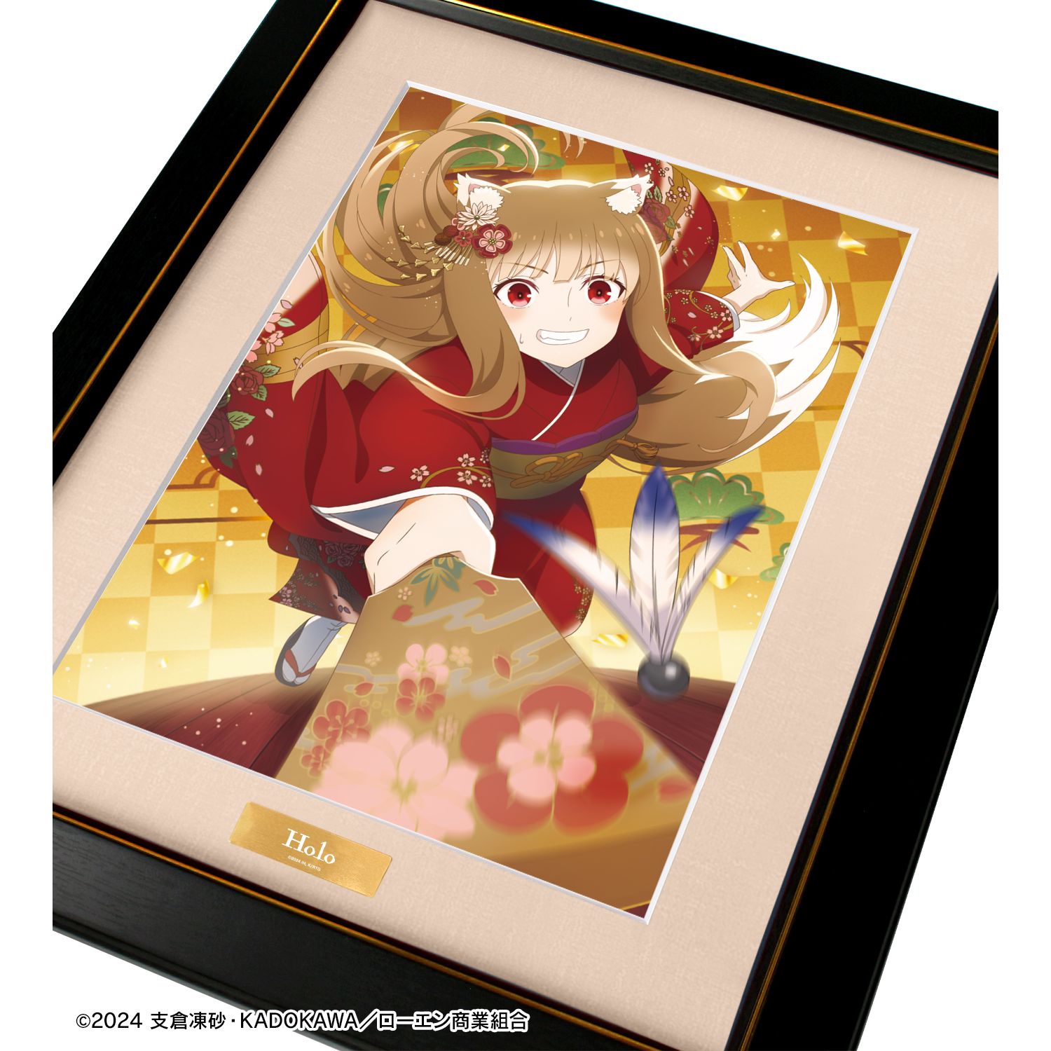 TVアニメ『狼と香辛料 MERCHANT MEETS THE WISE WOLF』 ホロと巡る四季の物語:「お正月」ビジュアル キャラファイングラフ Image 4 | AniSmile