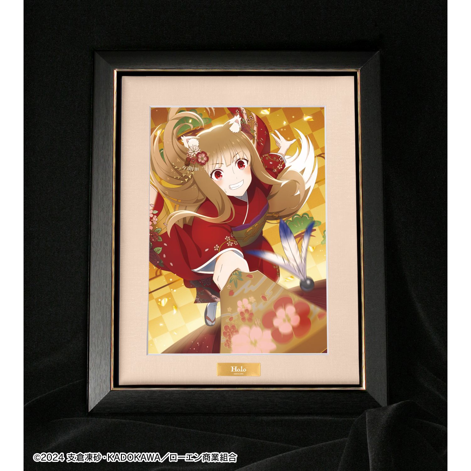 TVアニメ『狼と香辛料 MERCHANT MEETS THE WISE WOLF』 ホロと巡る四季の物語:「お正月」ビジュアル キャラファイングラフ Image 6 | AniSmile