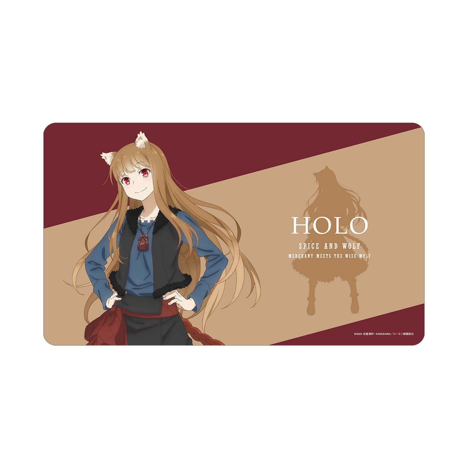 TVアニメ『狼と香辛料 MERCHANT MEETS THE WISE WOLF』 ホロ マルチデスクマット Image 2 | AniSmile