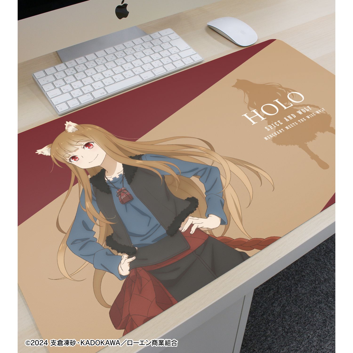 TVアニメ『狼と香辛料 MERCHANT MEETS THE WISE WOLF』 ホロ マルチデスクマット Image 3 | AniSmile