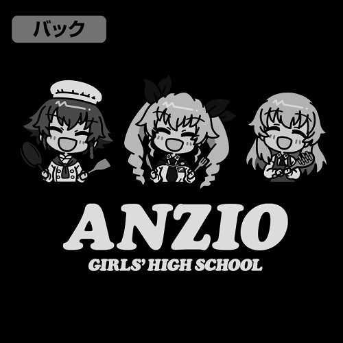 ガールズ&パンツァー 最終章 アンツィオ高校 ジップパーカー/BLACK-XXL 画像 4 | AniSmile