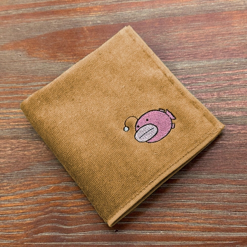ガールズ&パンツァー 最終章 あんこうチーム 刺繍ハンドタオル/LIGHT BROWN - AniSmile