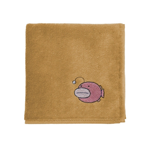 ガールズ&パンツァー 最終章 あんこうチーム 刺繍ハンドタオル/LIGHT BROWN Image 2 | AniSmile