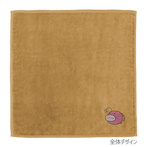 ガールズ&パンツァー 最終章 あんこうチーム 刺繍ハンドタオル/LIGHT BROWN Image 3 | AniSmile