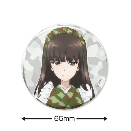 ガールズ&パンツァー 最終章 西住しほ 65mm缶バッジ ミリタリーメイドver. Image 2 | AniSmile