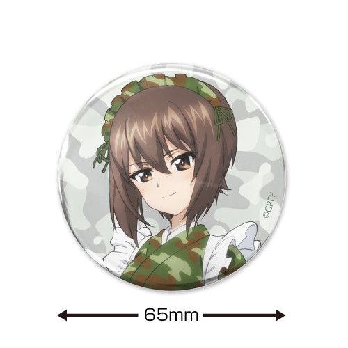 ガールズ&パンツァー 最終章 西住まほ 65mm缶バッジ ミリタリーメイドver. Image 2 | AniSmile