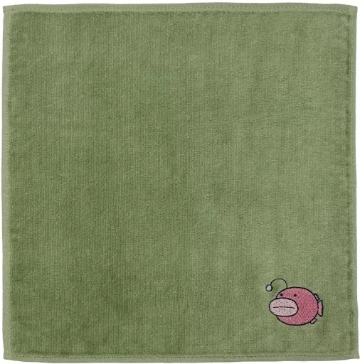 ガールズ&パンツァー 最終章 あんこうチーム 刺繍ハンドタオル/SAGE GREEN - AniSmile