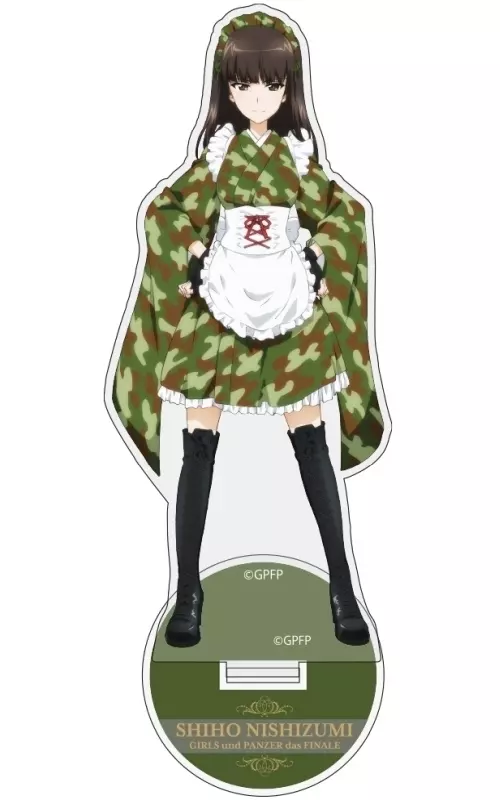 ガルパン 最終章 描き下ろし 西住しほ アクリルスタンド ミリタリーメイドver. 画像 2 | AniSmile