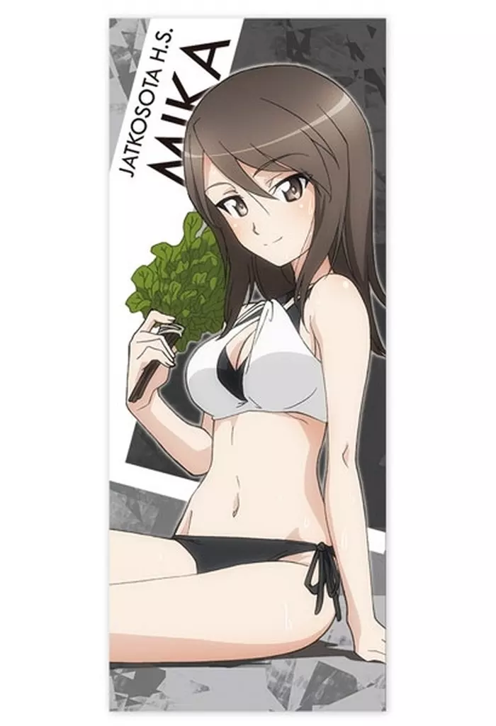 ガールズ&パンツァー 最終章 ミカ ハイブリッドフェイスタオル 水着Ver. - AniSmile