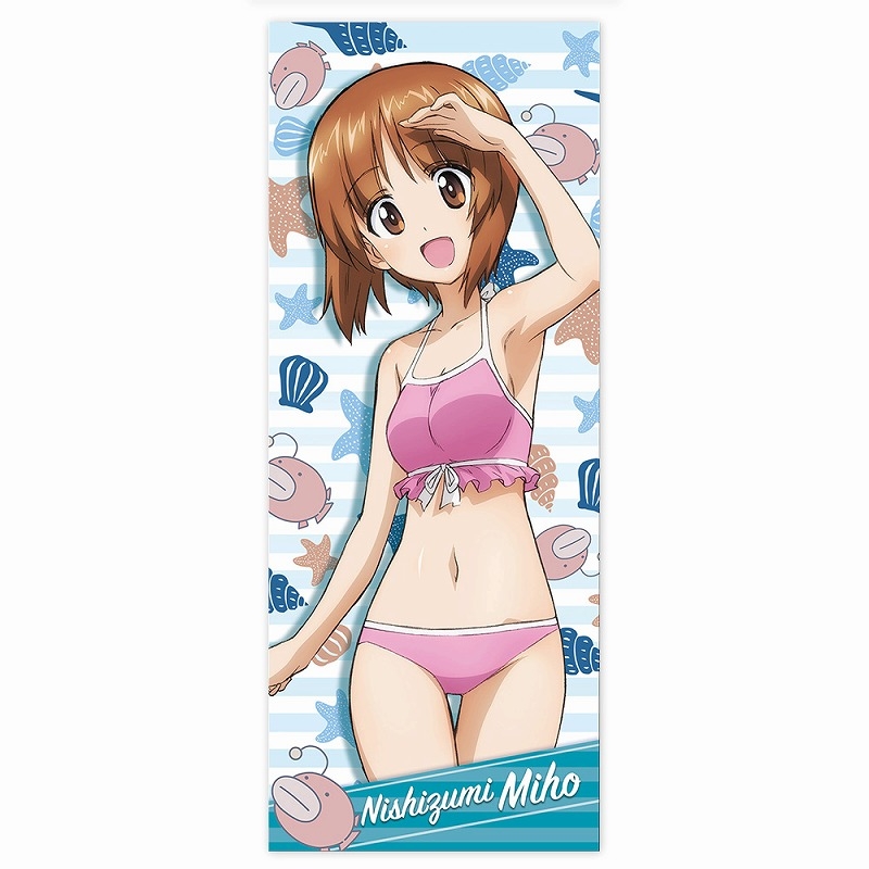 ガールズ&パンツァー 最終章 西住みほ ハイブリッドフェイスタオル 水着Ver. - AniSmile