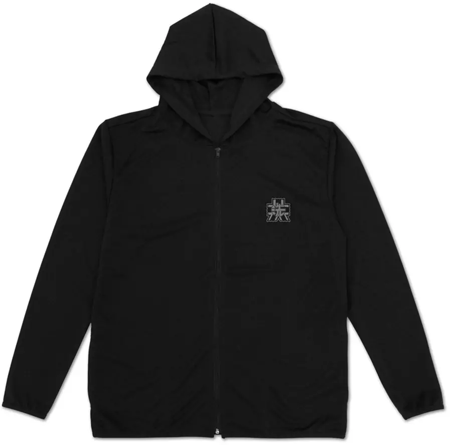 ガールズ&パンツァー 最終章 あんこうチーム迷彩 薄手ドライパーカー/BLACK-XL 图片 2 | AniSmile