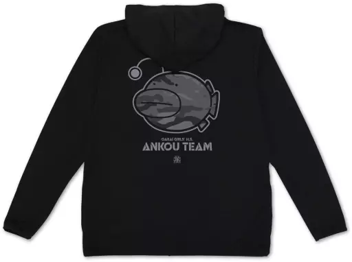 ガールズ&パンツァー 最終章 あんこうチーム 薄手ドライパーカー/BLACK-XL - AniSmile
