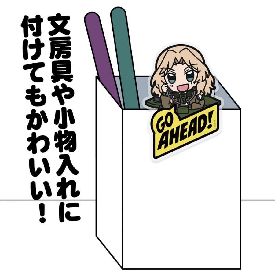 ガールズ&パンツァー 最終章 ケイ アクリルピョコッテ Image 3 | AniSmile