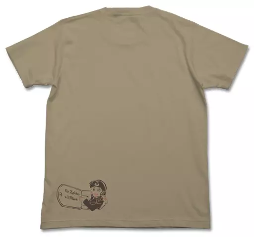 ガールズ&パンツァー IV号戦車マニュアルTシャツ/SAND KHAKI-M Image 2 | AniSmile