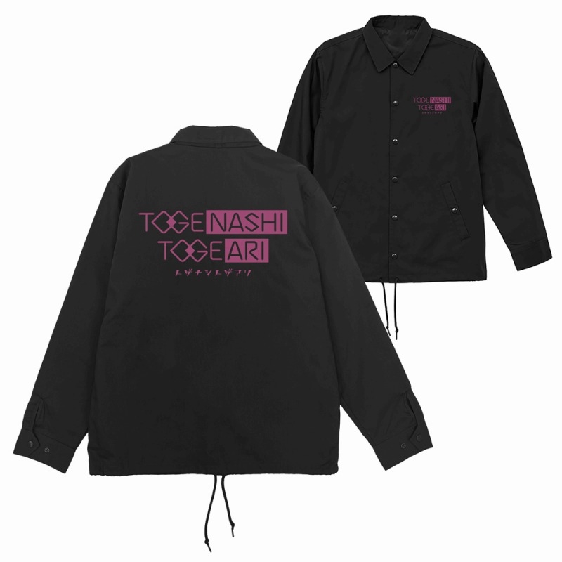 ガールズバンドクライ トゲナシトゲアリ T/Cコーチジャケット/BLACK-XL - AniSmile