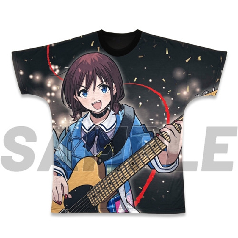 ガールズバンドクライ 描き下ろし 井芹仁菜 フルグラフィックシームレスTシャツ 運命の華Ver./M - AniSmile