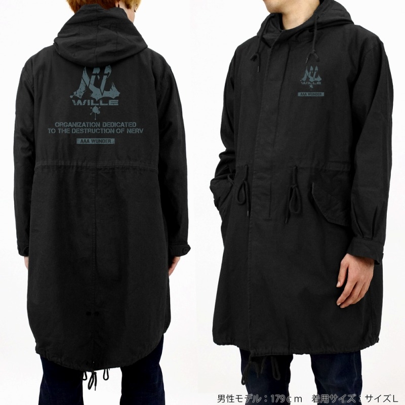 EVANGELION WILLE&AAA Wunder M-51ジャケット/BLACK-M 画像 4 | AniSmile