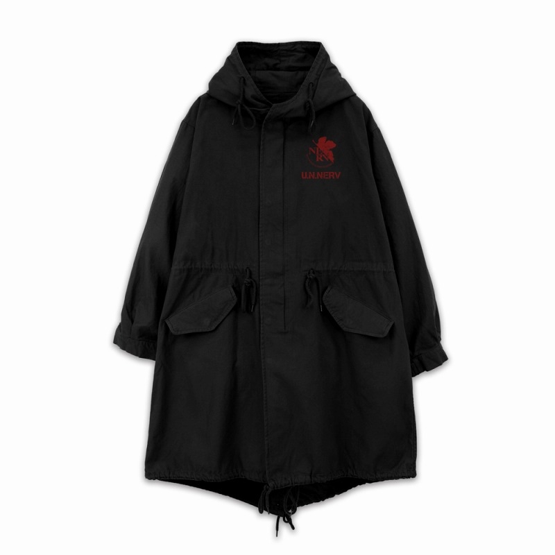 EVANGELION U.N.NERV M-51ジャケット/BLACK-XL 画像 3 | AniSmile