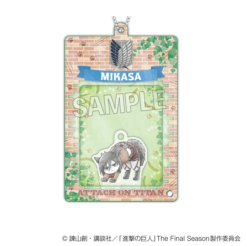 進撃の巨人 調査兵にゃん みにぱけ!~アクリルスタンド~ ミカサ - AniSmile