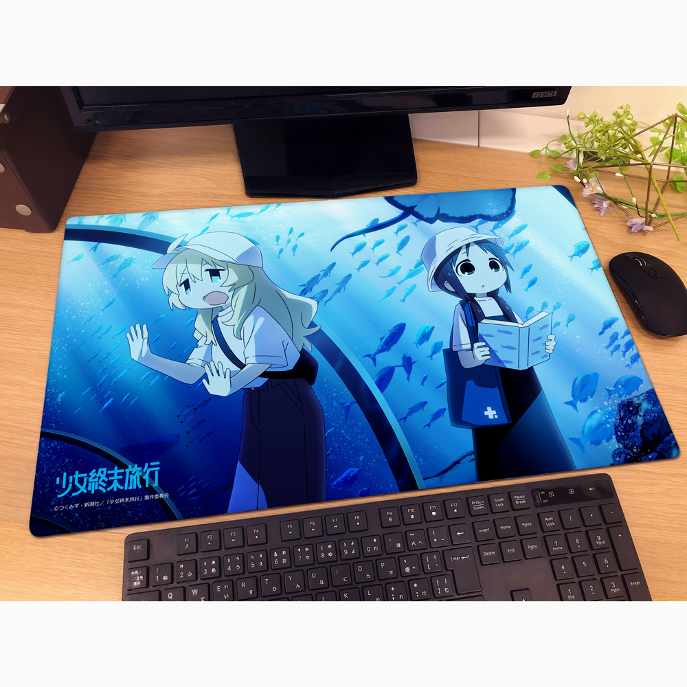 [少女終末旅行]描き下ろしラバーマット(水族館) Image 2 | AniSmile