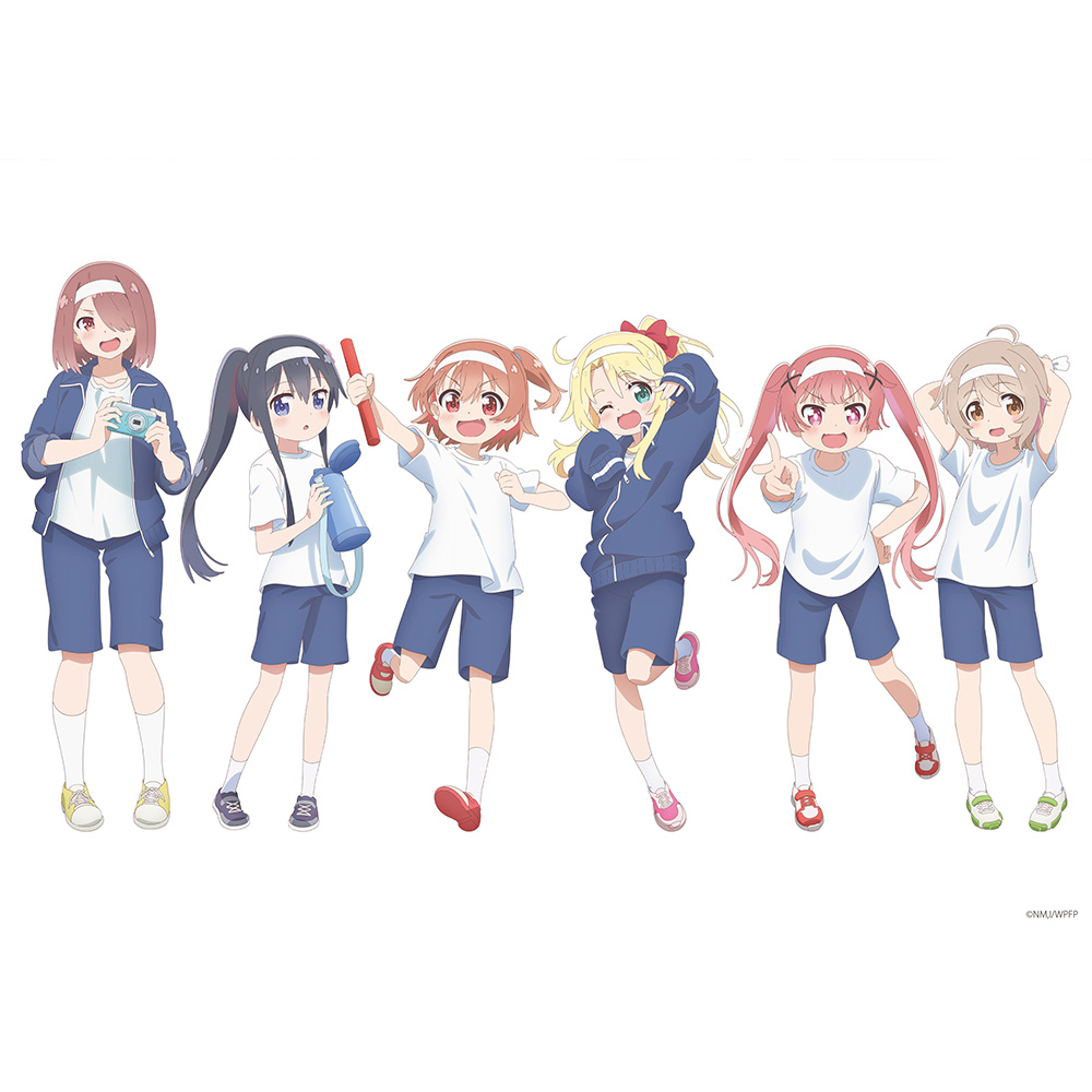 [私に天使が舞い降りた!プレシャス・フレンズ]描き下ろしキャラファイングラフ(運動会) A4 Image 2 | AniSmile