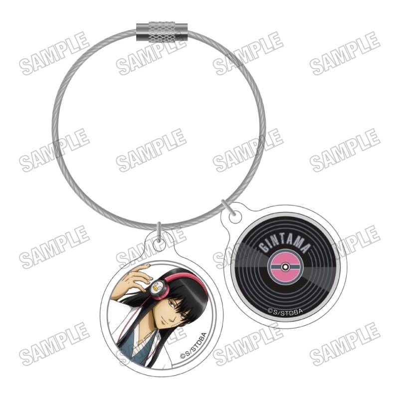 アニメ「銀魂」 ワイヤーアクリルキーホルダー【MUSICver.】④桂小太郎 - official product image | AniSmile