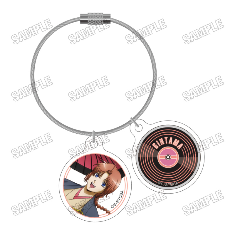 アニメ「銀魂」 ワイヤーアクリルキーホルダー【MUSICver.】⑥神威 - official product image | AniSmile
