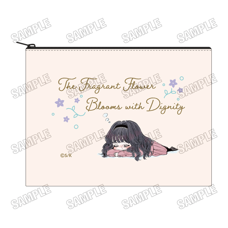 薫る花は凛と咲く ポーチ - official product image | AniSmile