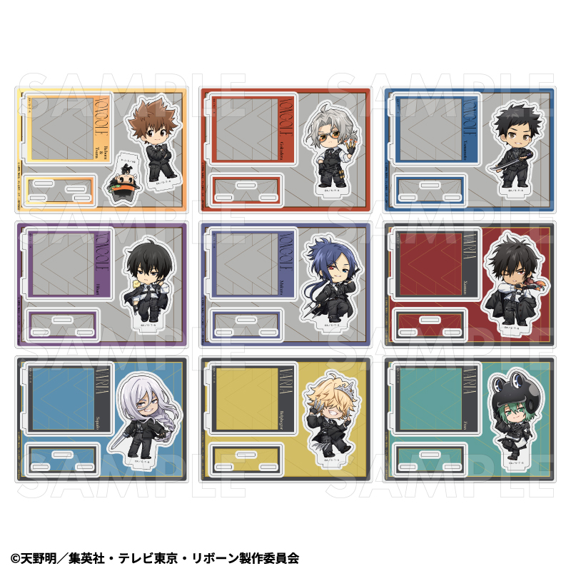 『家庭教師ヒットマンREBORN!』【BATTLE MODE BLACK】ちびキャラver. アクリルスタンド【リボーン&ツナ】 Image 2 | AniSmile