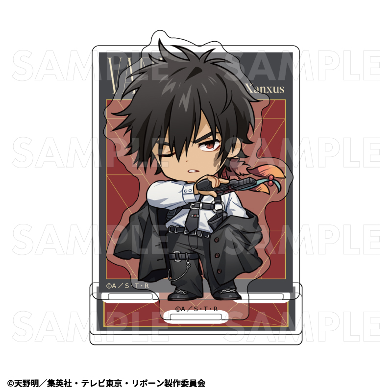 『家庭教師ヒットマンREBORN!』【BATTLE MODE BLACK】ちびキャラver. アクリルスタンド【XANXUS(10年後)】 - AniSmile