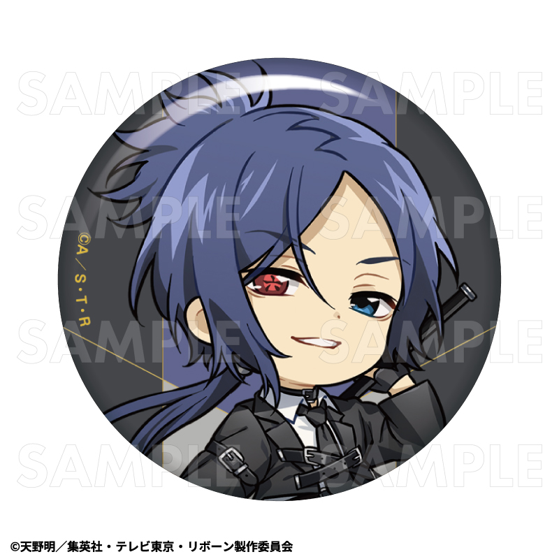 『家庭教師ヒットマンREBORN!』【BATTLE MODE BLACK】ちびキャラver. トレーディング缶バッジ 图片 6 | AniSmile