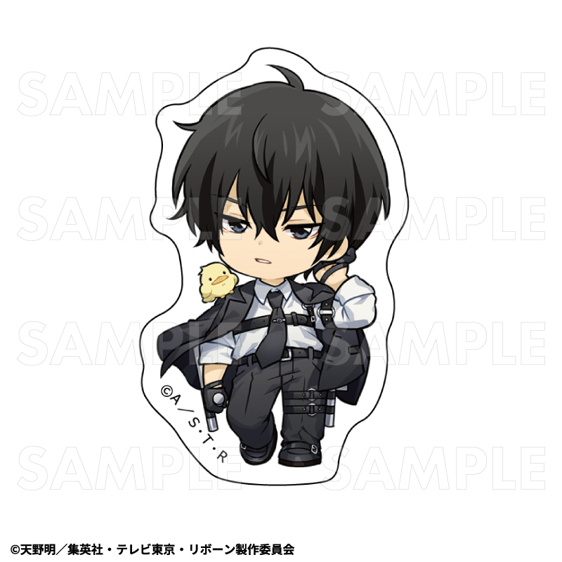 『家庭教師ヒットマンREBORN!』【BATTLE MODE BLACK】ちびキャラver. トレーディングダイカットステッカー 图片 6 | AniSmile