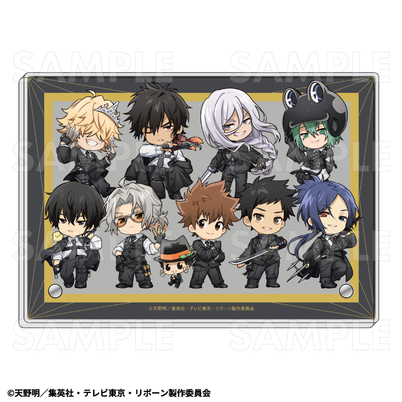 『家庭教師ヒットマンREBORN!』【BATTLE MODE BLACK】ちびキャラver. アクリルボード - 官方商品图片 | AniSmile