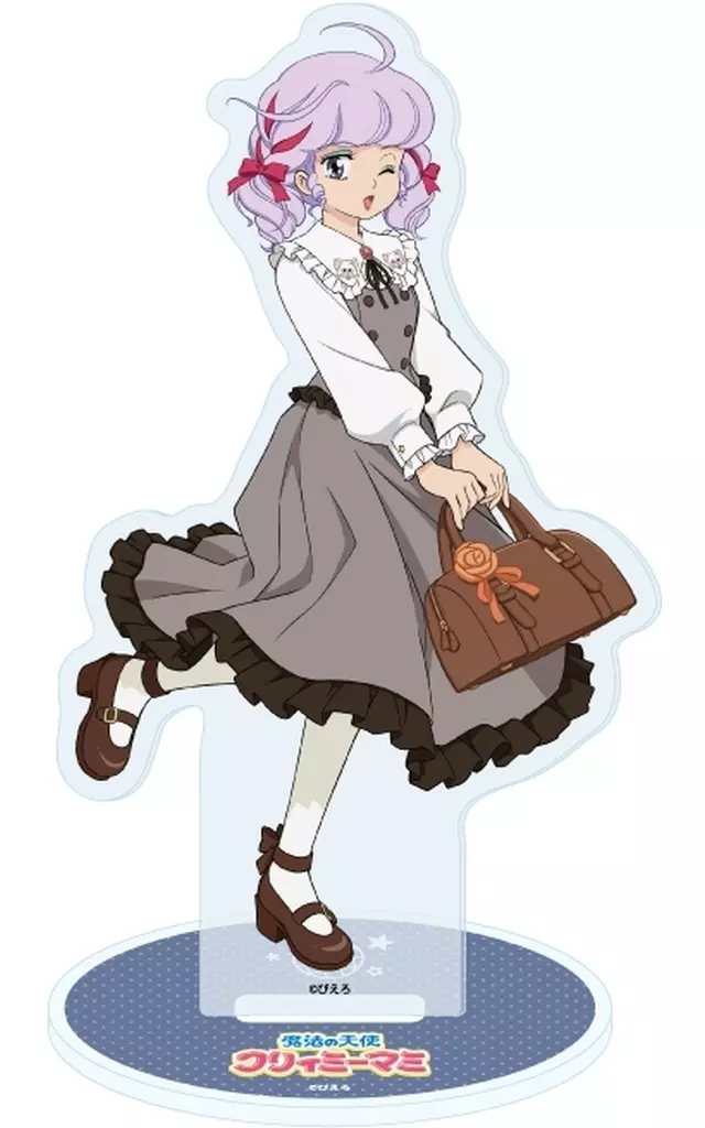 アクリルスタンド「魔法の天使クリィミーマミ」04/クリィミーマミB 旅行ver.(描き下ろしイラスト) - official product image | AniSmile