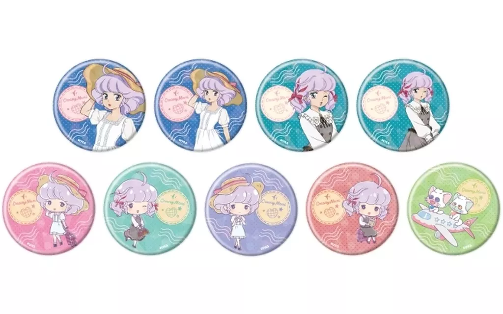 ホログラム缶バッジ(57mm)「魔法の天使クリィミーマミ」01/旅行ver. ブラインド(全9種)(描き下ろし&描き起こしイラスト) - AniSmile