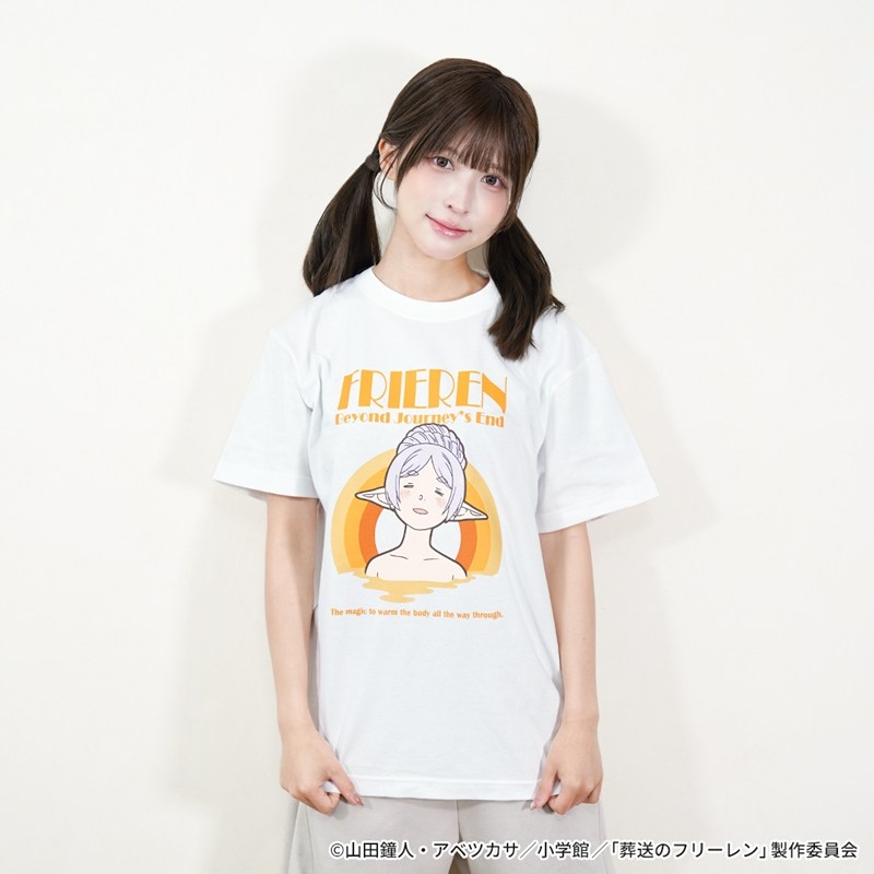 葬送のフリーレン 温泉のフリーレン Tシャツ L 图片 2 | AniSmile