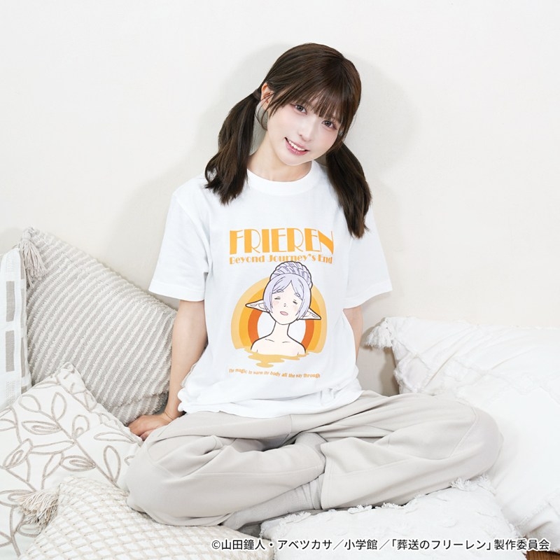 葬送のフリーレン 温泉のフリーレン Tシャツ L 图片 3 | AniSmile