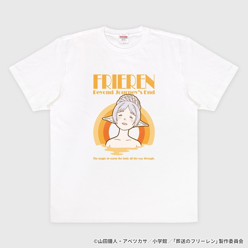 葬送のフリーレン 温泉のフリーレン Tシャツ M - 官方商品图片 | AniSmile