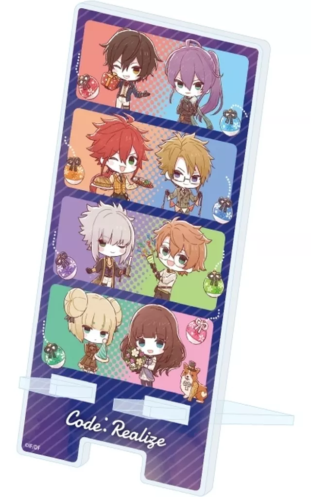 スマキャラスタンド「Code:Realize」01/コマ割りデザイン(グラフアートイラスト) - AniSmile