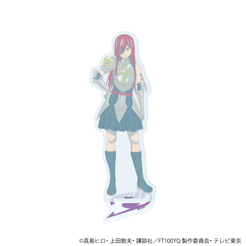 アクリルスタンド「TVアニメ『FAIRY TAIL 100年クエスト』」04/エルザ・スカーレット(グラフアートスケッチイラスト) - AniSmile