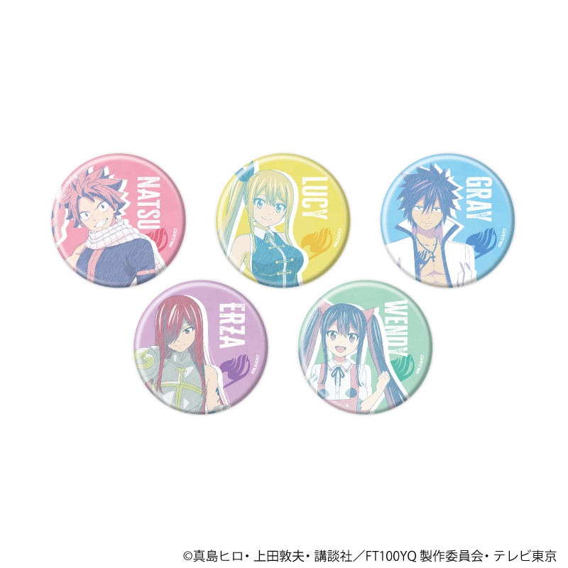 缶バッジ「TVアニメ『FAIRY TAIL 100年クエスト』」02/ブラインド(全5種)(グラフアートスケッチイラスト) - AniSmile