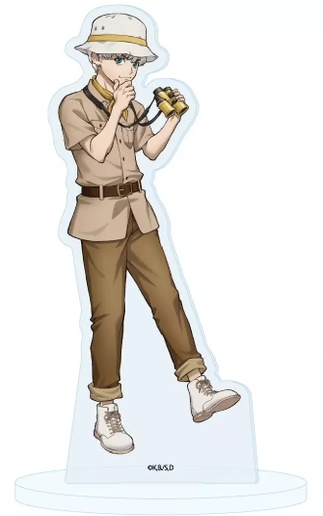 アクリルスタンド「Dr.STONE」58/探検家ver. 西園寺羽京(描き下ろしイラスト) - official product image | AniSmile