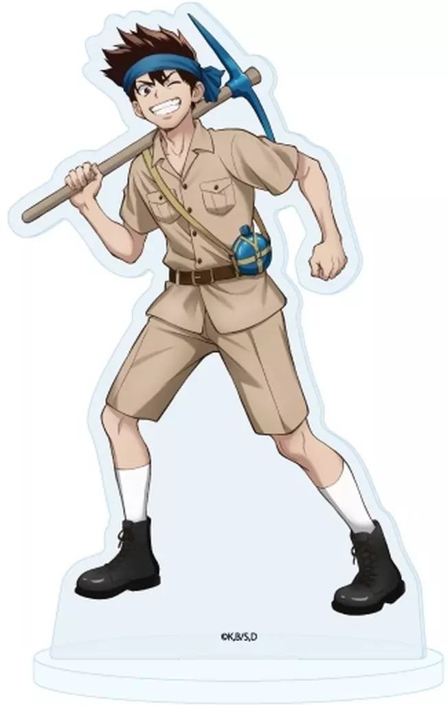 アクリルスタンド「Dr.STONE」57/探検家ver. クロム(描き下ろしイラスト) - official product image | AniSmile