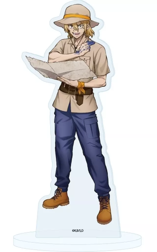 アクリルスタンド「Dr.STONE」56/探検家ver. 七海龍水(描き下ろしイラスト) - AniSmile