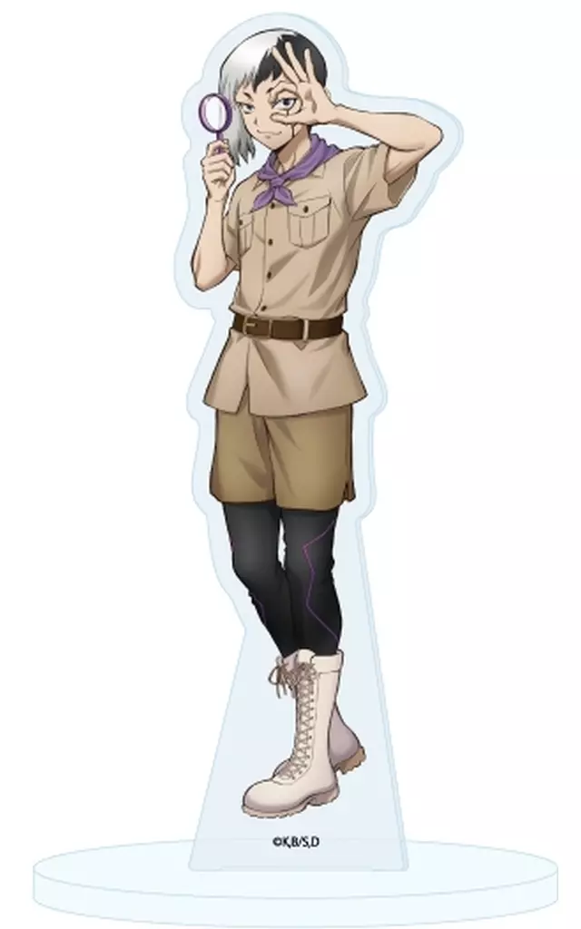 アクリルスタンド「Dr.STONE」55/探検家ver. あさぎりゲン(描き下ろしイラスト) - AniSmile
