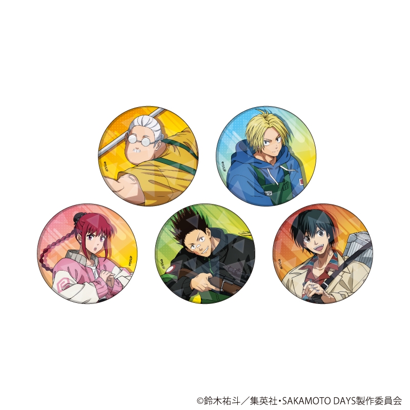 ホログラム缶バッジ(57mm)「SAKAMOTO DAYS」02/通常衣装ver. ブラインド(全5種)(描き下ろしイラスト) - AniSmile