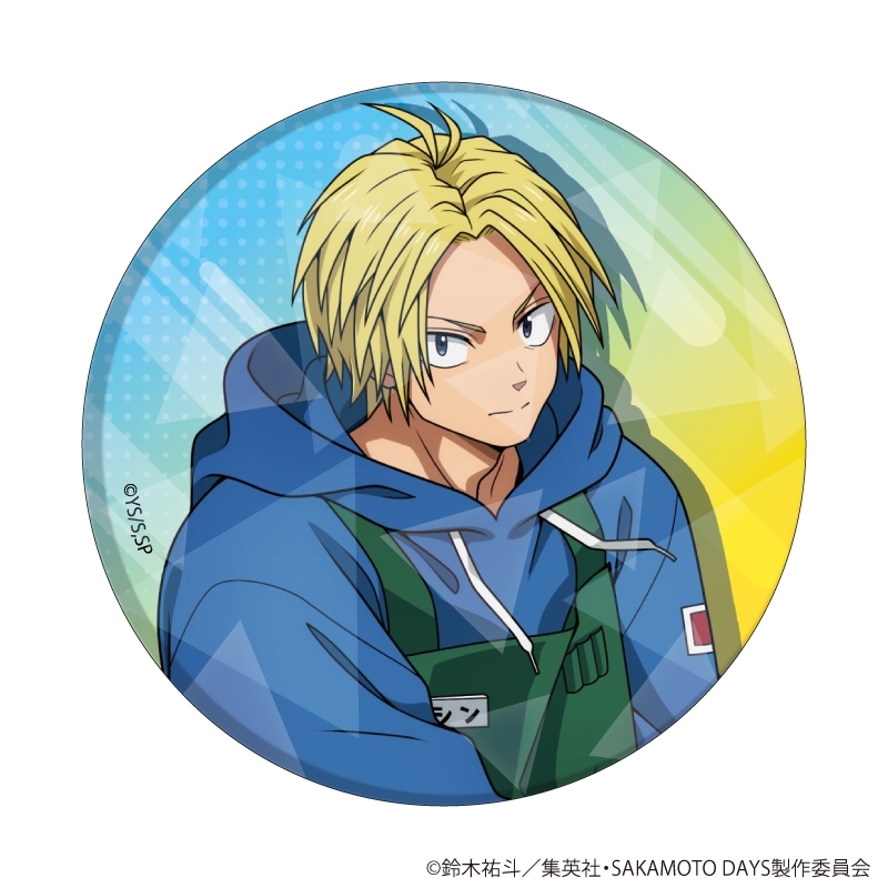 ホログラム缶バッジ(57mm)「SAKAMOTO DAYS」02/通常衣装ver. ブラインド(全5種)(描き下ろしイラスト) 图片 3 | AniSmile