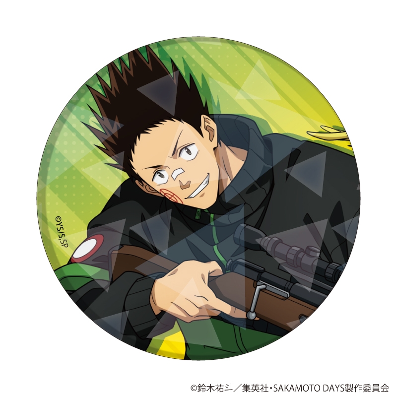 ホログラム缶バッジ(57mm)「SAKAMOTO DAYS」02/通常衣装ver. ブラインド(全5種)(描き下ろしイラスト) 图片 5 | AniSmile